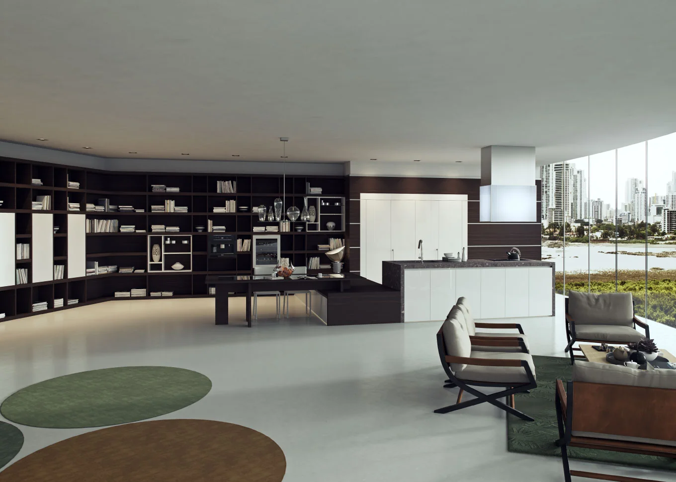 Cucina e living Salcom Piana